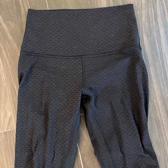 Lululemon Align Pant II *25"-Monochromic Black Emboss - Picture 2 of 4